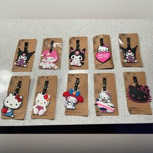 New Sanrio Character Luggage Tags- Multiple Styles Available